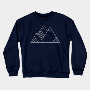 The "Plain" Series - Mountains Crewneck Sweatshirt